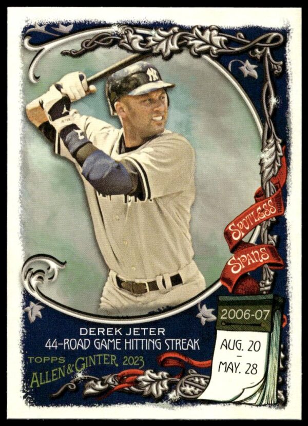 2023 Topps Allen & Ginter Derek Jeter Spotless Spans #SS-7 (Front)