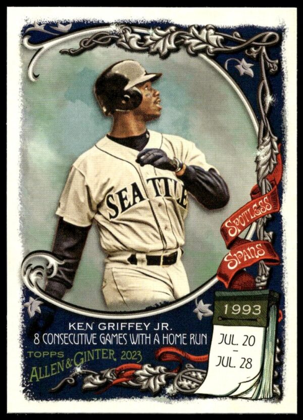 2023 Topps Allen & Ginter Ken Griffey Jr. Spotless Spans #SS-20 (Front)