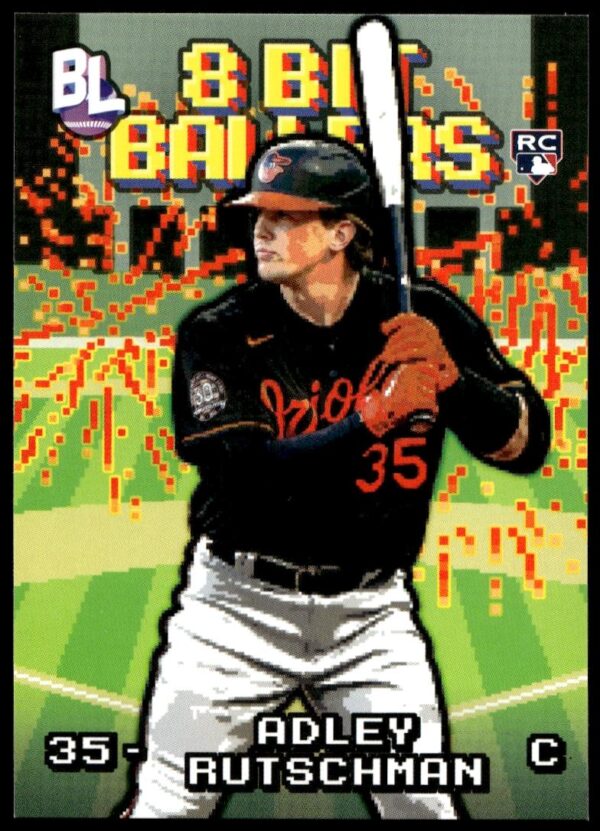2023 Topps Big League Adley Rutschman 8 Bit Ballers #8B-6 (Front)