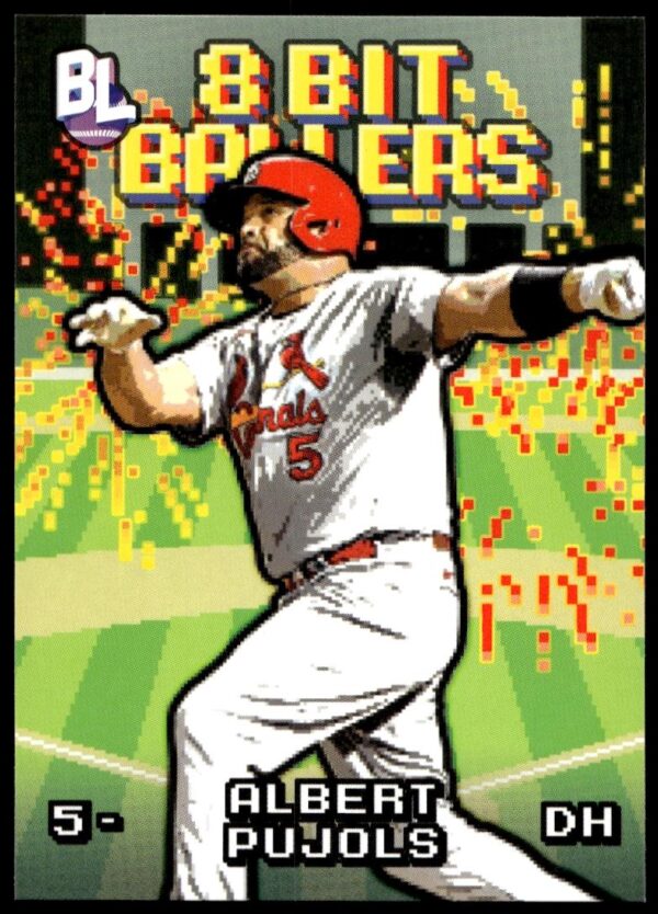 2023 Topps Big League Albert Pujols 8 Bit Ballers #8B-16 (Front)