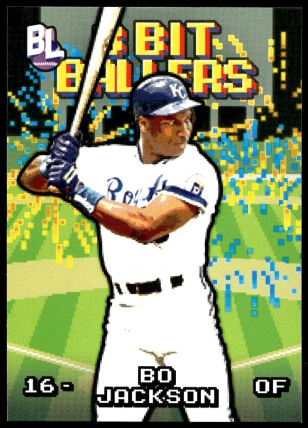 2023 Topps Big League Bo Jackson 8 Bit Ballers #8B-18 (Front)