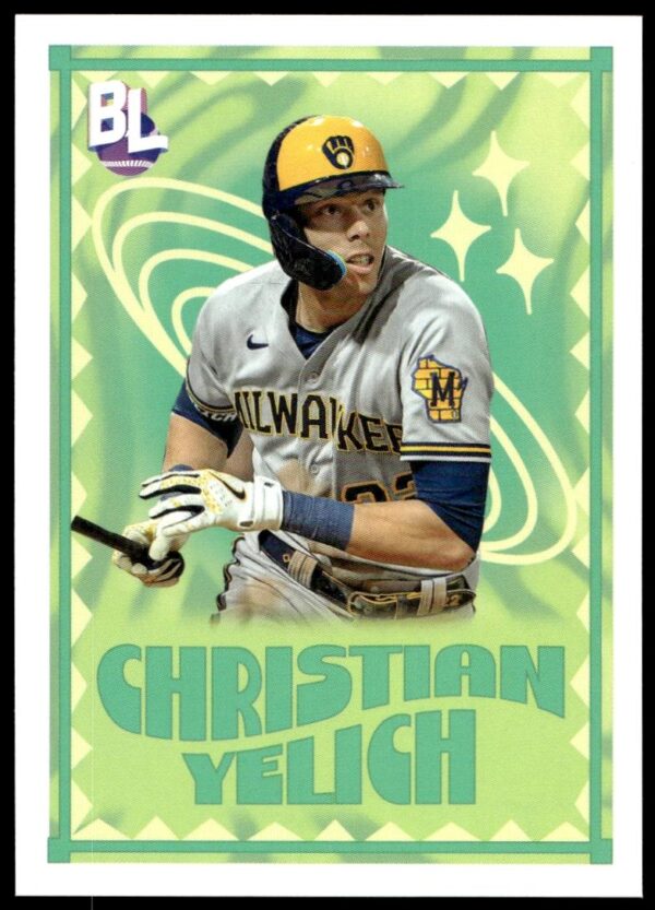 2023 Topps Big League Christian Yelich Big Leaguers #BL-18 (Front)