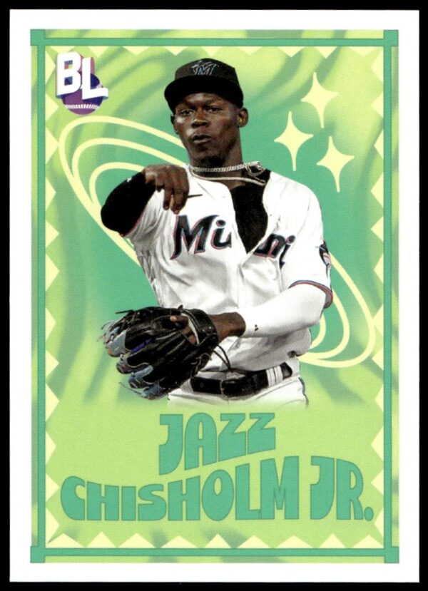 2023 Topps Big League Jazz Chisholm Jr. Big Leaguers #BL-8 (Front)
