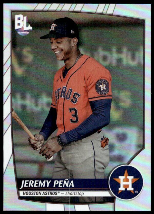 2023 Topps Big League Jeremy Peña Rainbow Foil #230 (Front)