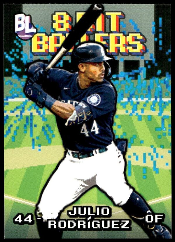 2023 Topps Big League Julio Rodríguez 8 Bit Ballers #8B-15 (Front)