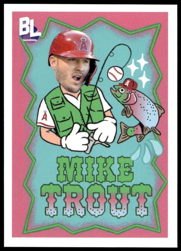 2023 Topps Big League Mike Trout Big Leaguers #BL-1 (Front)