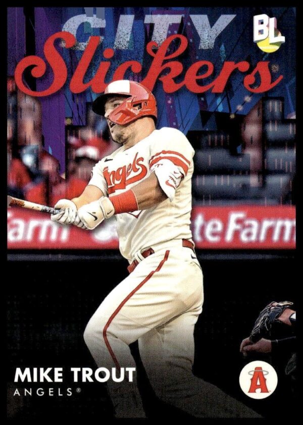 2023 Topps Big League Mike Trout City Slickers #CS-1 (Front)