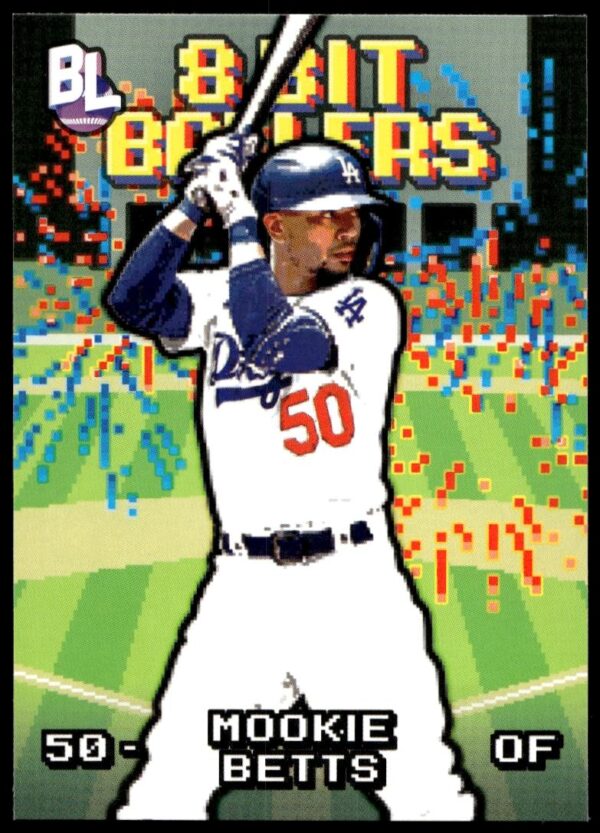 2023 Topps Big League Mookie Betts 8 Bit Ballers #8B-1 (Front)
