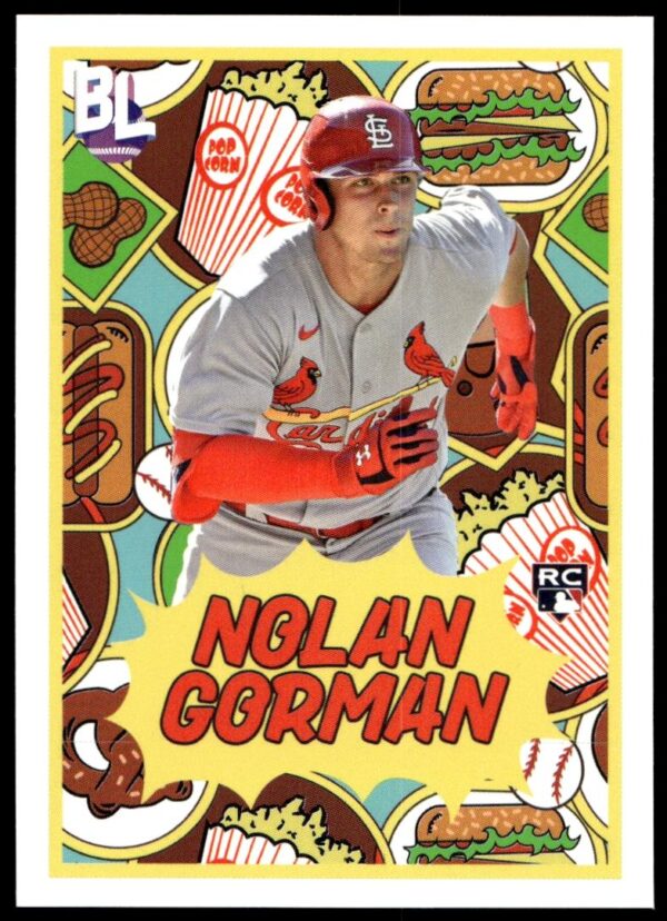 2023 Topps Big League Nolan Gorman Big Leaguers #BL-22 (Front)