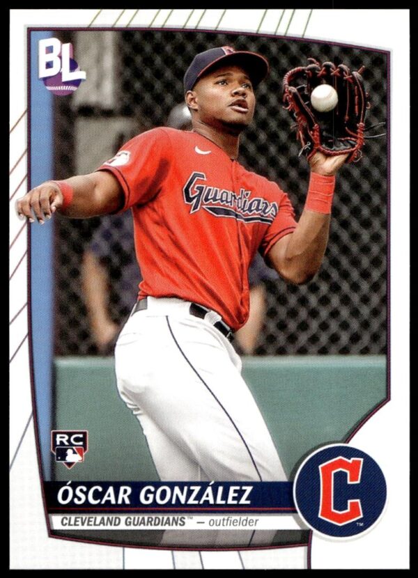2023 Topps Big League Óscar González Electric Orange #22 (Front)