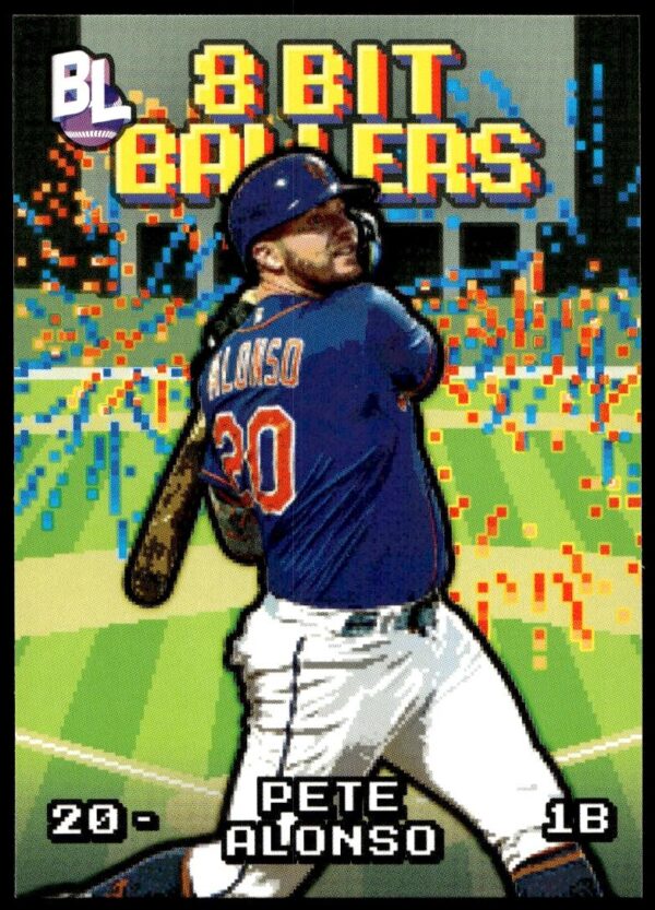 2023 Topps Big League Pete Alonso 8 Bit Ballers #8B-13 (Front)