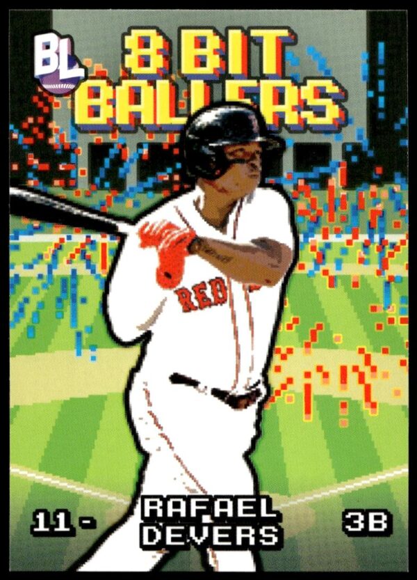 2023 Topps Big League Rafael Devers 8 Bit Ballers #8B-8 (Front)