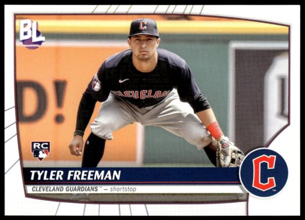 2023 Topps Big League Tyler Freeman #4 (Front)
