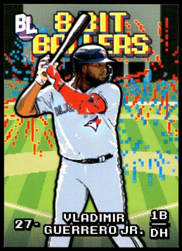 2023 Topps Big League Vladimir Guerrero Jr. 8 Bit Ballers #8B-17 (Front)
