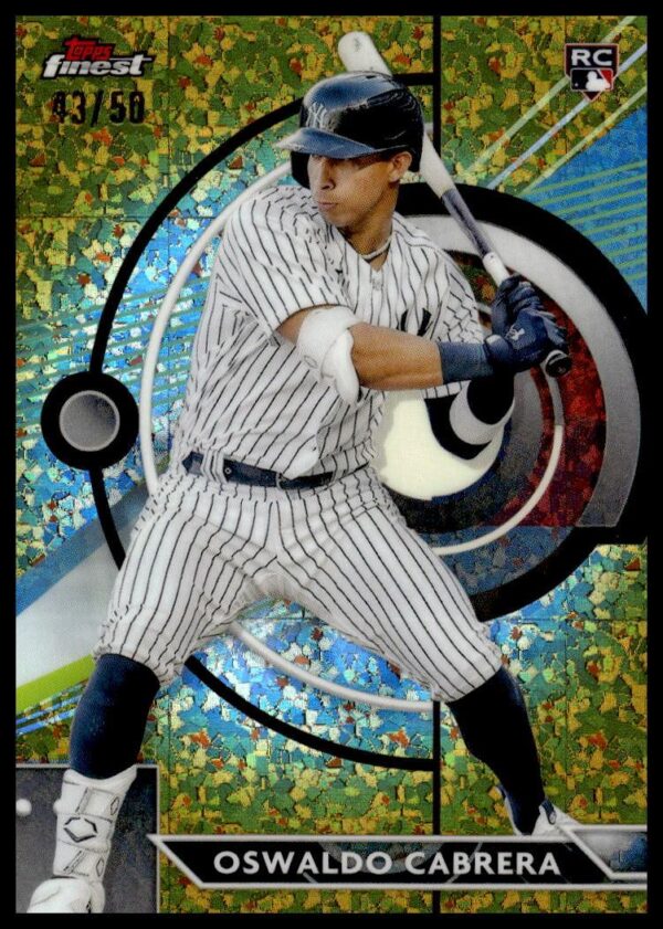 2023 Topps Finest Oswaldo Cabrera #41 (Front)