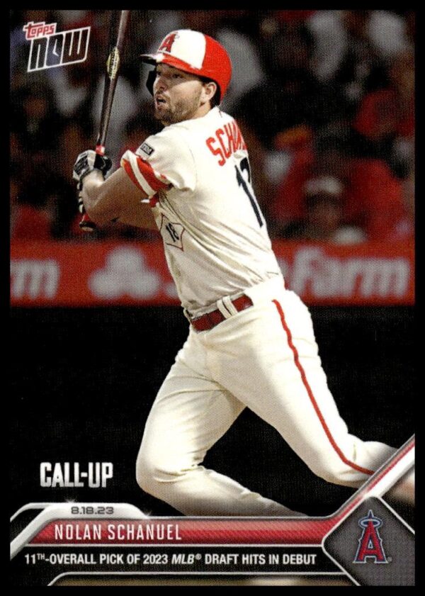 2023 Topps Now Nolan Schanuel #725 (Front)