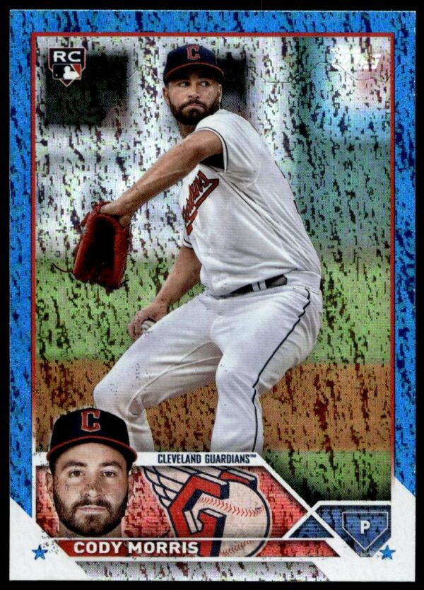 2023 Topps Series 1 Jeffrey Springs Royal Blue Foilboard Parallel #12 (Front)