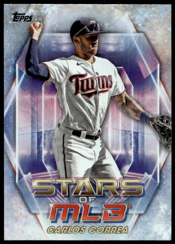2023 Topps Series 2 Carlos Correa Stars of MLB #SMLB-48 (Front)