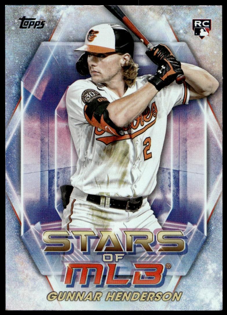 2023 Topps Series 2 Gunnar Henderson Stars of MLB #SMLB-37 (Front)
