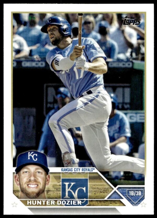 2023 Topps Series 2 Hunter Dozier #637 (Front)