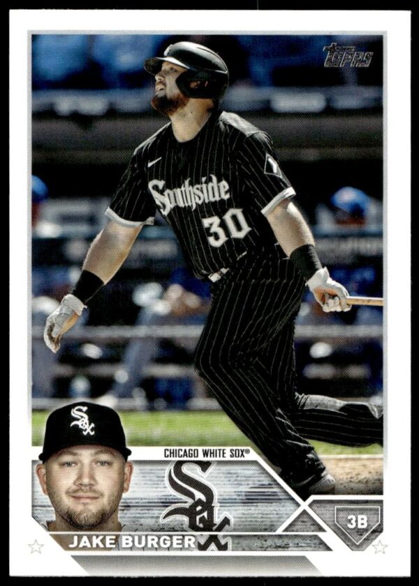 2023 Topps Series 2 Jake Burger #528 (Front)