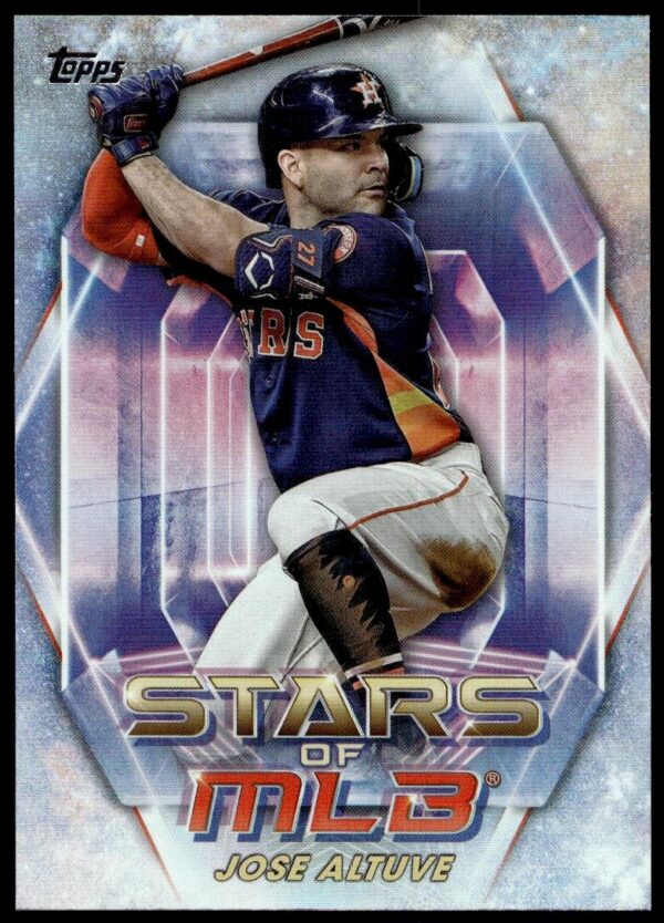 2023 Topps Series 2 Jose Altuve Stars of MLB #SMLBC-46 (Front)