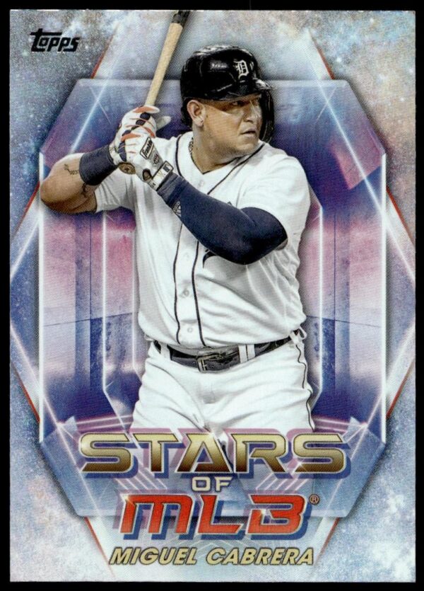 2023 Topps Series 2 Miguel Cabrera Stars of MLB #SMLBC-44 (Front)