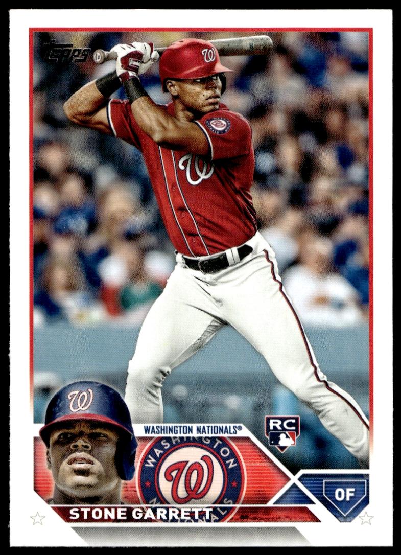2023 Topps Series 2 Stone Garrett #498 (Front)