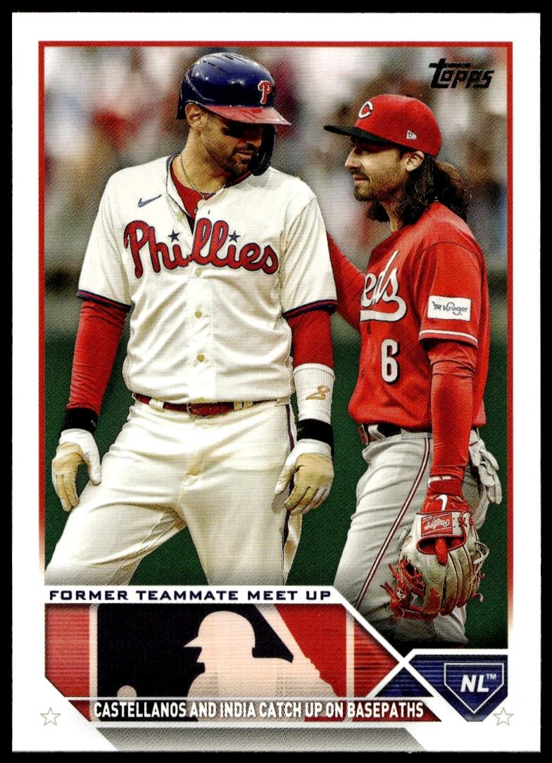 2023 Topps Update Former Teammate Meet Up (Nick Castellanos / Jonathan India) #US146 (Front)