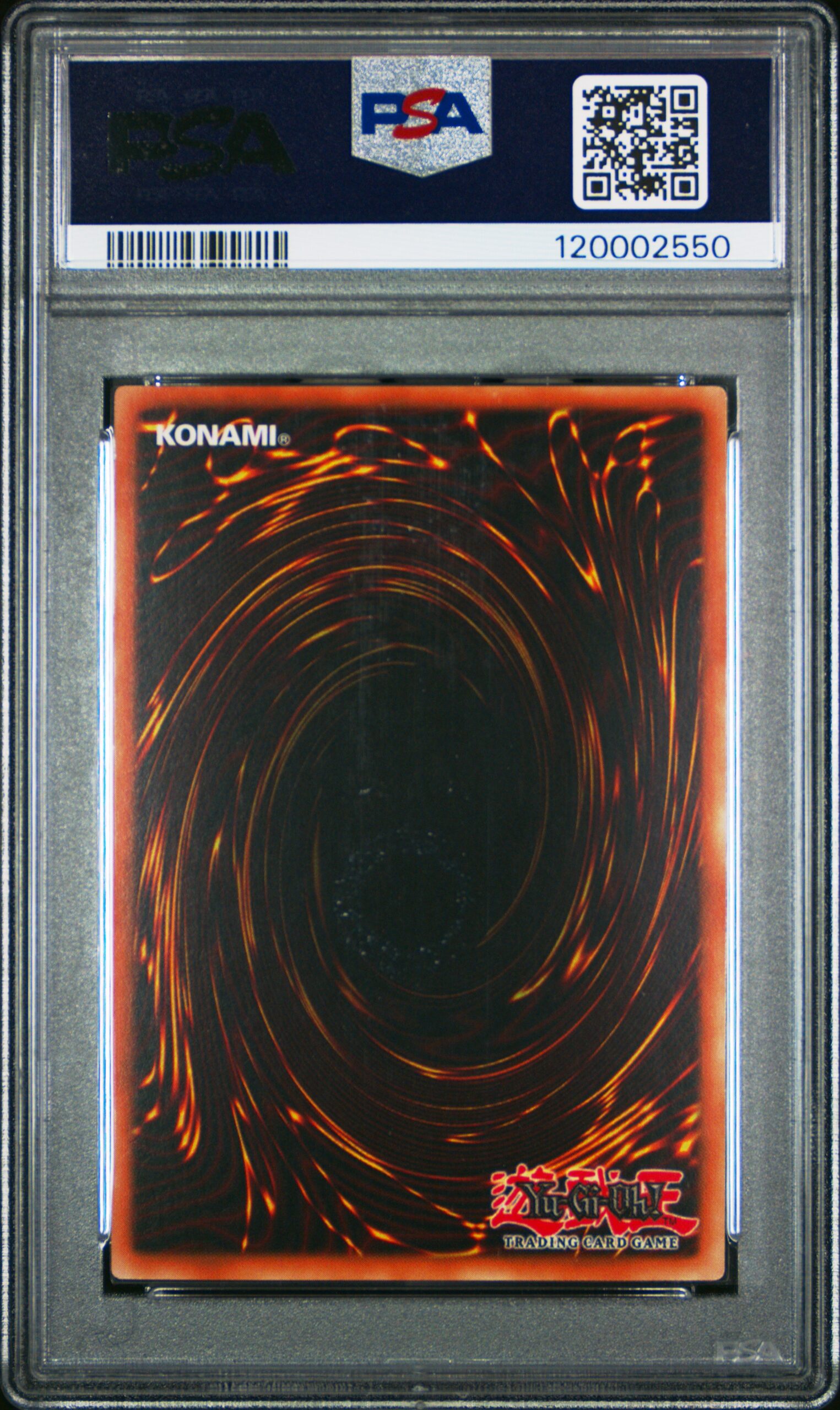 Yu-Gi-Oh! 25th Anniversary Dark Magician card, rare error, PSA 10, ITA attribute.