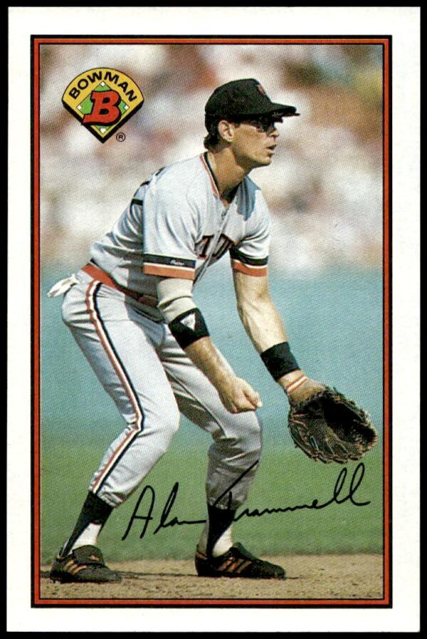 1989 Bowman Alan Trammell #105 (Front)