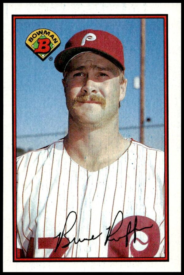 1989 Bowman Bruce Ruffin #393 (Front)