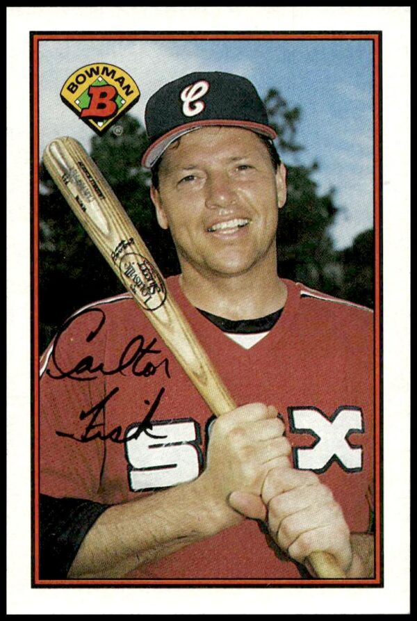 1989 Bowman Carlton Fisk #62 (Front)