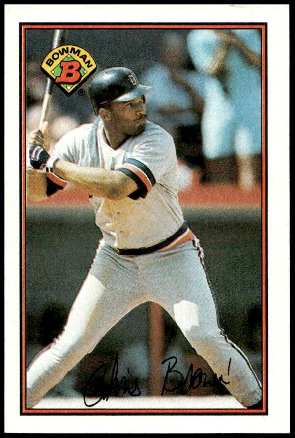 1989 Bowman Chris Brown #106 (Front)