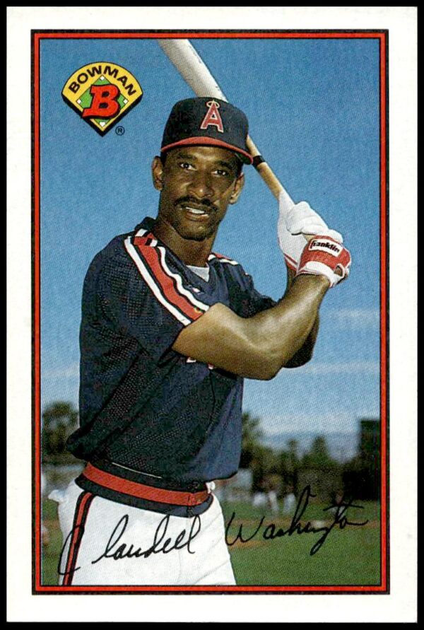 1989 Bowman Claudell Washington #52 (Front)