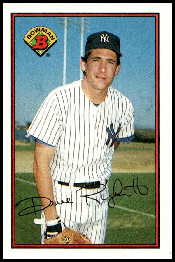 1989 Bowman Dave Righetti #167 (Front)
