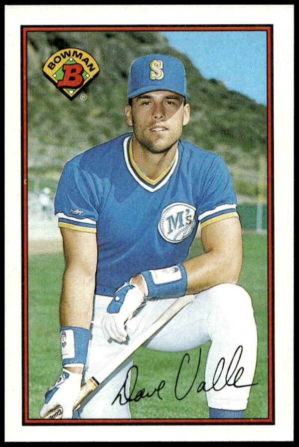 1989 Bowman Dave Valle #208 (Front)
