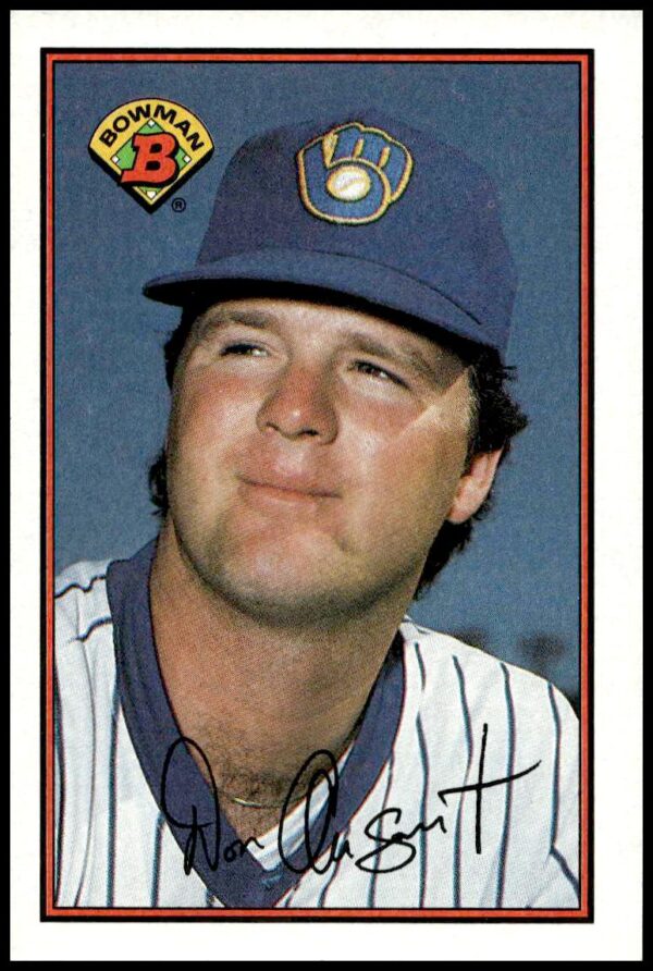 1989 Bowman Don August #130 (Front)