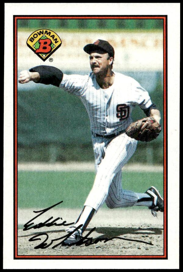 1989 Bowman Eddie Whitson #449 (Front)