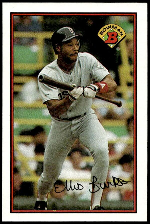 1989 Bowman Ellis Burks #36 (Front)