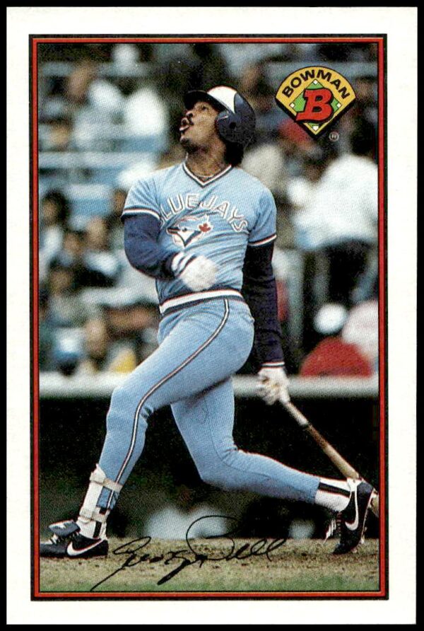 1989 Bowman George Bell #256 (Front)