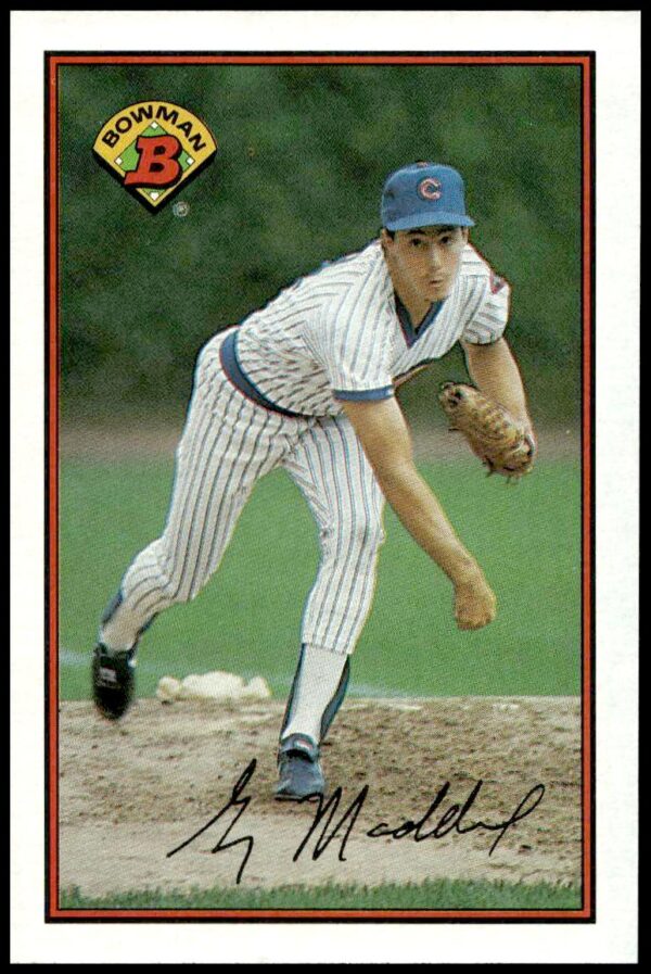 1989 Bowman Greg Maddux #284 (Front)