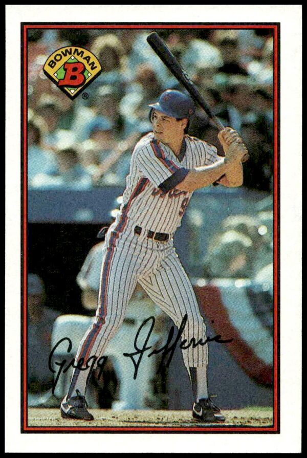 1989 Bowman Gregg Jefferies #381 (Front)