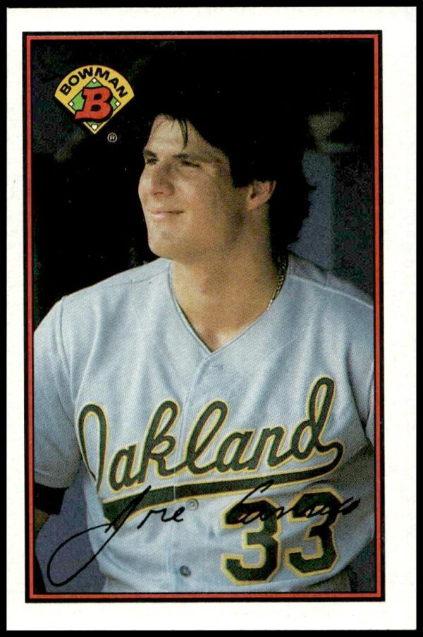 1989 Bowman Jose Canseco #201 (Front)