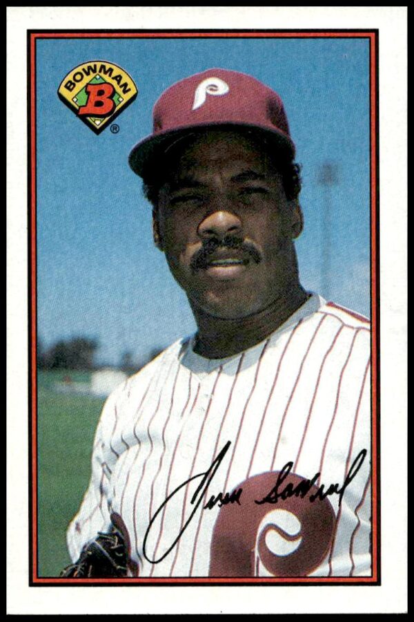 1989 Bowman Juan Samuel #405 (Front)