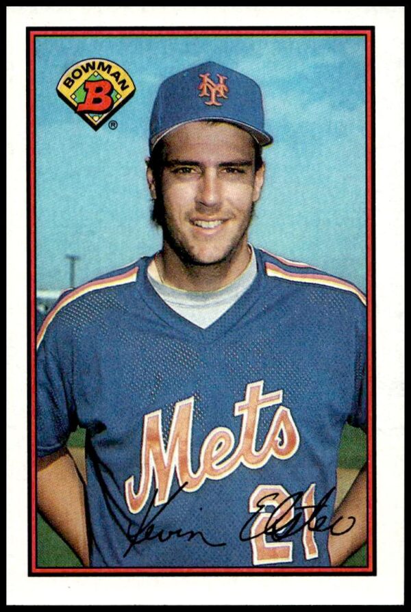 1989 Bowman Kevin Elster #383 (Front)