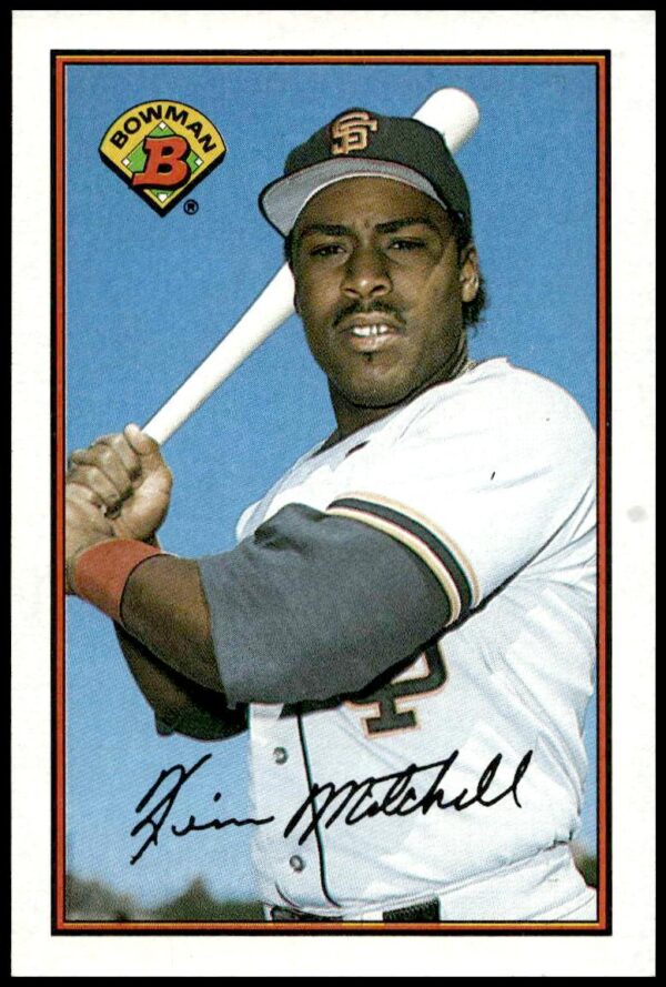 1989 Bowman Kevin Mitchell #474 (Front)