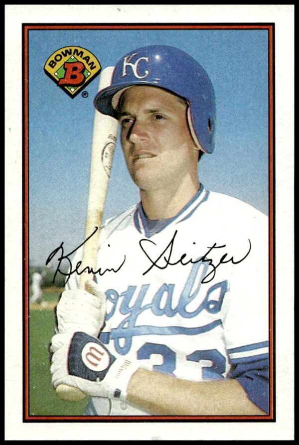 1989 Bowman Kevin Seitzer #123 (Front)