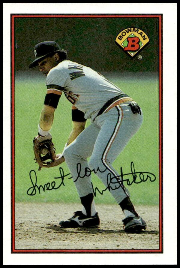 1989 Bowman Lou Whitaker #103 (Front)