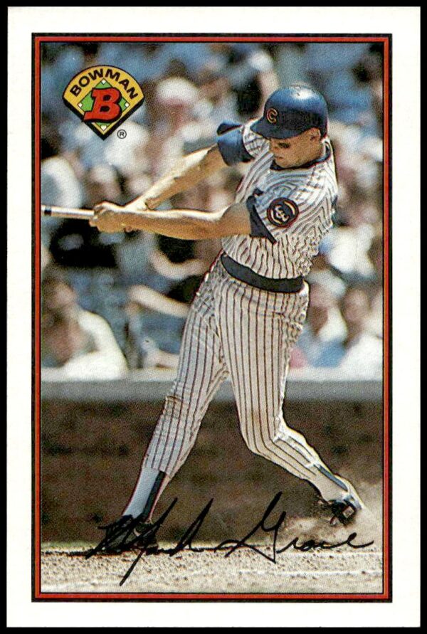 1989 Bowman Mark Grace #291 (Front)